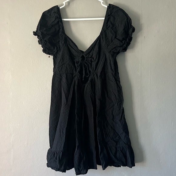 Wild Fable Black Flowy Mini Dress Size XL - Picture 6 of 8